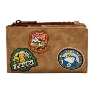 Loungefly Pokémon Camper Patches Wallet (Books-A-Million Exclusive) NWT